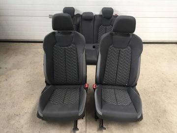 AUDI A1 II 82A 2021 FOTELE PRZÓD KANAPA TYŁ KPL.