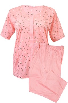 Piżama damska rozpinana duży rozmiar 4XL/5XL
