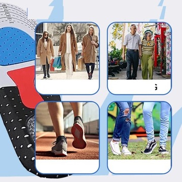 Гелевые стельки для спортивной рабочей обуви, смягчающие ноги, каблуки 40–45 см.