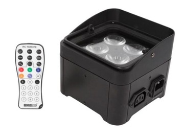 Reflektor LED podłogowy oświetlenie dyskotekowe 4x4 W RGB-UV
