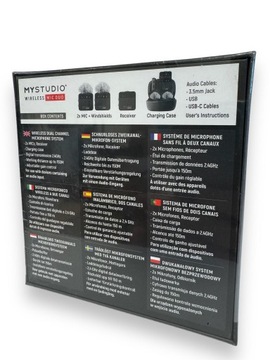 2 студийных микрофона Easypix MyStudio Wireless MIC DUO