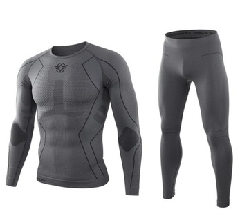 BIELIZNA TERMOAKTYWNA TERMICZNA MĘSKA SZARA XL