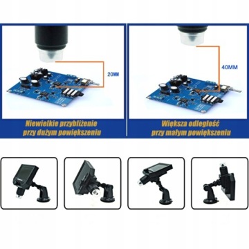 ЦИФРОВОЙ МИКРОСКОП 600X HD 1080P 3.6MP 8 X LED LCD