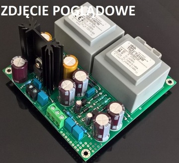Płytka PCB do zasilacza LM317/LM337+LM317