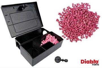 5x КОРМОВАТЕЛЬ ДЛЯ ДЕРАТИЗАЦИОННЫХ МЫШЕЙ СТАНЦИЯ ДЛЯ ДЕРАТИВАЦИИ КОРМИТЕЛЬ 1 кг Diablo