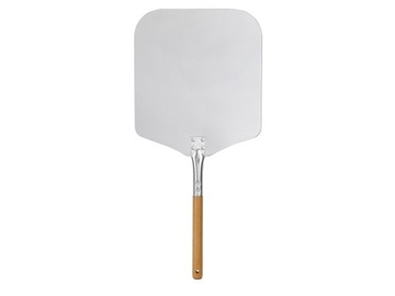 ŁOPATA DO PIZZY ALUMINIUM DREWNIANY UCHWYT 310X355 MM TECHNICA KWADRATOWA