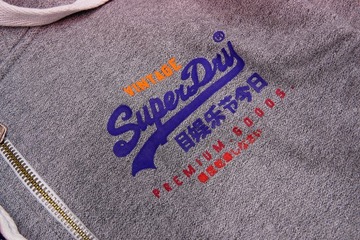 SUPERDRY JAPAN _ BLUZA Z KAPTUREM _ M / L _ MEN _ 65% BAWEŁNA