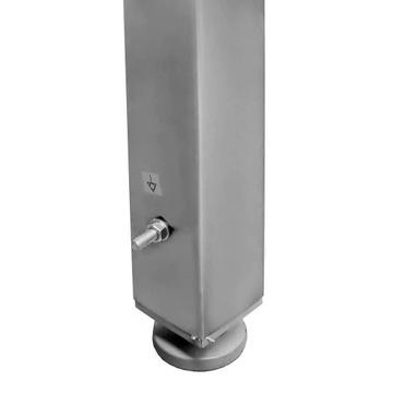 Мойка для бассейна, одна чаша, 60х60х85