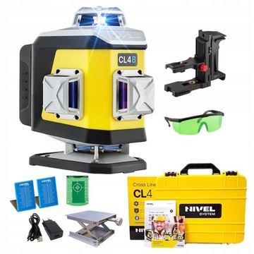 NIVEL SYSTEM CL4B NIEBIESKI LASER KRZYŻOWY
