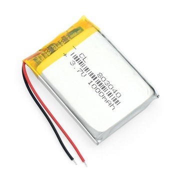 Bateria Akumulator 803040 Li-Poly 1000mAh 3.7V