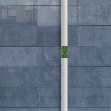 КНОПКА ДЛЯ ЛАМИНИРОВАНИЯ ЗЕЛЕНАЯ ЗАЖИМ ДЛЯ ТРУБЫ 20 ШТ.