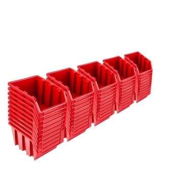 Pudełko do organizacji warsztatu 50x NP6 czerwone