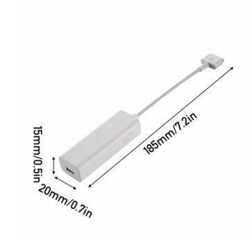 Адаптер/конвертер Magsafe 2 на USB C