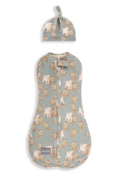 Пеленка FIRST STEP Vintage Animals Небесно-голубого цвета - Спальное место