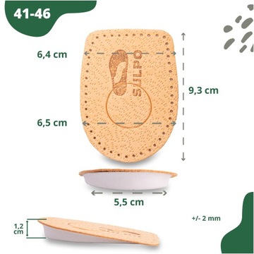 Пяточные шпоры для обуви, кожа