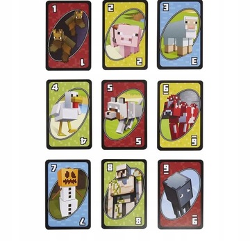 Карты Mattel UNO Minecraft