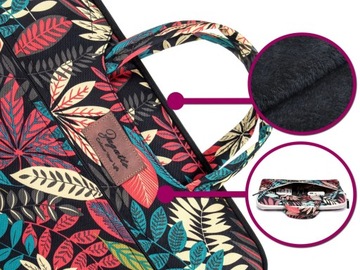 Женская сумка через плечо для ноутбука 14,1 дюйма, легкая, тонкая, яркая сумка ZAGATTO