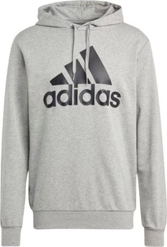 KOMPLET DRES MĘSKI BLUZA Z KAPTUREM SPODNIE JOGGERY BIG LOGO TERRY ADIDAS