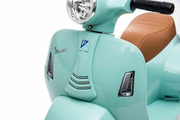 Самокат Vespa на аккумуляторе, бирюзовый