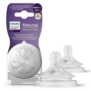 Соска Avent Natural для бутылочки RESPONSE 1м+ №3