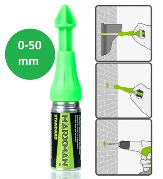 Профессиональный маркер для разметки отверстий 50мм Marxman MARX488767 Зеленый
