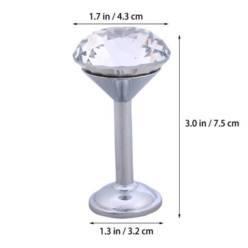 Настенные крючки Вешалка Алмазный винт 4 шт.