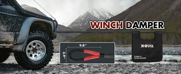 ZESTAW SET WYCIĄGARKI 7w1 X-BULL PAS LINA KINETYK SZEKLA SOFT OFF-ROAD KIT