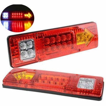 LAMPY LAMPA LEDOWE DO PRZYCZEPKI DIODOWA 12V SOLIDNA LAWETA Z PRZEWODEM LED