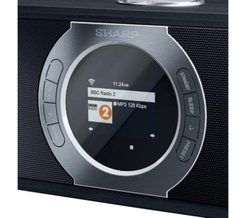 DAB+, FM, интернет-радио Sharp DR-I470 Bluetooth Spotify WiFi