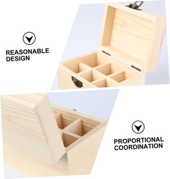 1 6 Деревянный органайзер для эфирных масел, футляр для хранения масел.