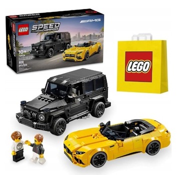 LEGO SPEED CHAMPIONS 76924 MERCEDES AMG G 63 И MERCEDES AMG SL 63 + сумка