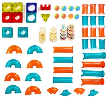 МАГНИТНЫЕ КОНСТРУКЦИОННЫЕ БЛОКИ СВЕТЯЩИЙСЯ ШАР ТРЕК ШАРОВАЯ СЛАЙД