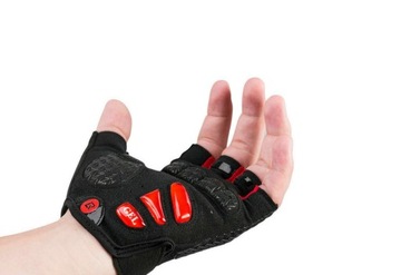 СПОРТИВНЫЕ ВЕЛОСИПЕДНЫЕ ПЕРЧАТКИ ROCKBROS БЕЗ ПАЛЬЦЕВ С ГЕЛЕВЫМИ ВСТАВКАМИ размер M