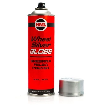 Lakier srebrny do felg SPRAY 500ml Hml
