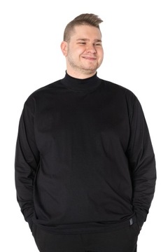 Duży Półgolf męski sweter golf ADAM XXL czarny
