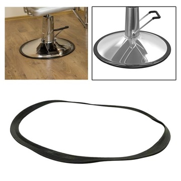 Barber Salon Base Floor Protective Gasket black,