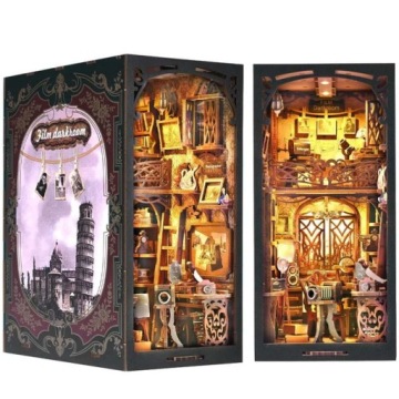 Мініатюрний будиночок Book Nook Фотографія з давніх років Habarri