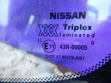 NISSAN MICRA K11 92-03 SKLO (OKNO) ČELNÍ PŘEDNÍ