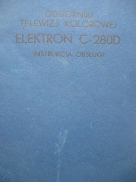 Telewizor ELEKTRON C-280D- Instrukcja obsługi