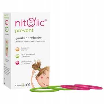 PIPI NITOLIC PREVENT Gumki na WSZY przeciw wszom