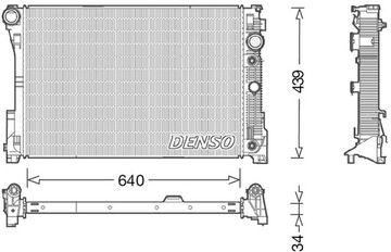 Chłodnica silnika DENSO DRM17048