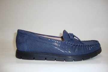 Удобные мокасины SEMPER 0-81, темно-синие, 40 размер.