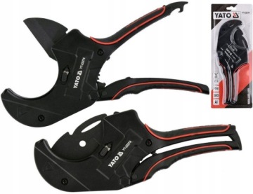 НОЖНИЦЫ YATO ДЛЯ РЕЗКИ ТРУБ ПВХ, ПП, ПЭ, ПУ, 75 мм, ТРУБОПРОВОД YT22274