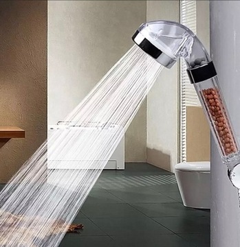 ZESTAW SŁUCHAWKA PRYSZNICOWA Z WĘŻEM Z FILTREM