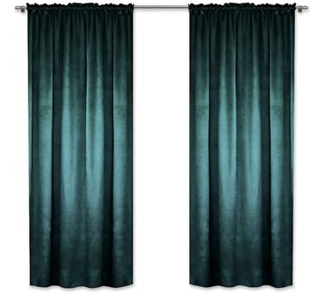 zasłona welurowa gotowa ZASŁONY VELVET NA SZELKI TUNEL140x245 GRUBA GOTOWA