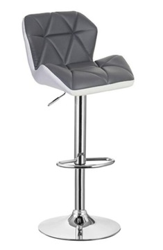 HOKER Furnitex N62 eko skóra szary/biały BAR do KUCHNI BROWE