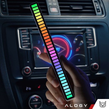 СВЕТОДИОДНАЯ ЛАМПА RGB USB-ЛАМПА МИГАЕТ В РИТМЕ МУЗЫКИ ЦВЕТА SMART BAR STRIP 32