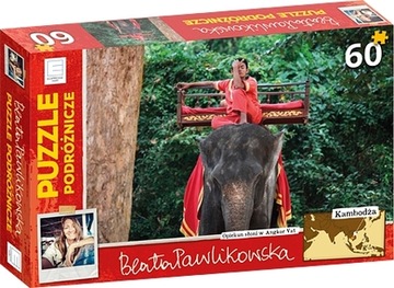 Puzzle podróżnicze - Kambodża Beata Pawlikowska /E