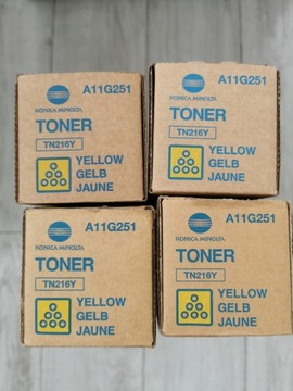 Toner Konica Minolta A11G251 Yellow, TN216Y, Bizhub C220, Bizhub C280