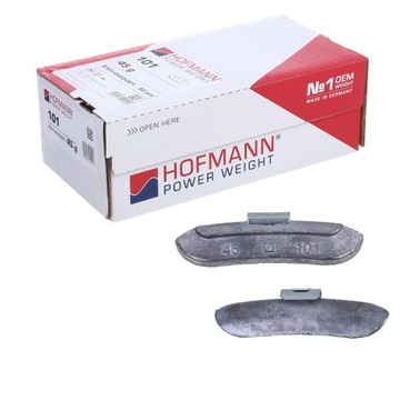 Ciężarki 45g nabijane do felg stalowych HOFMANN Pb